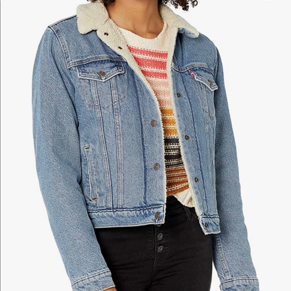 Levi’s Ex-Boyfriend Denim Sherpa Jacket